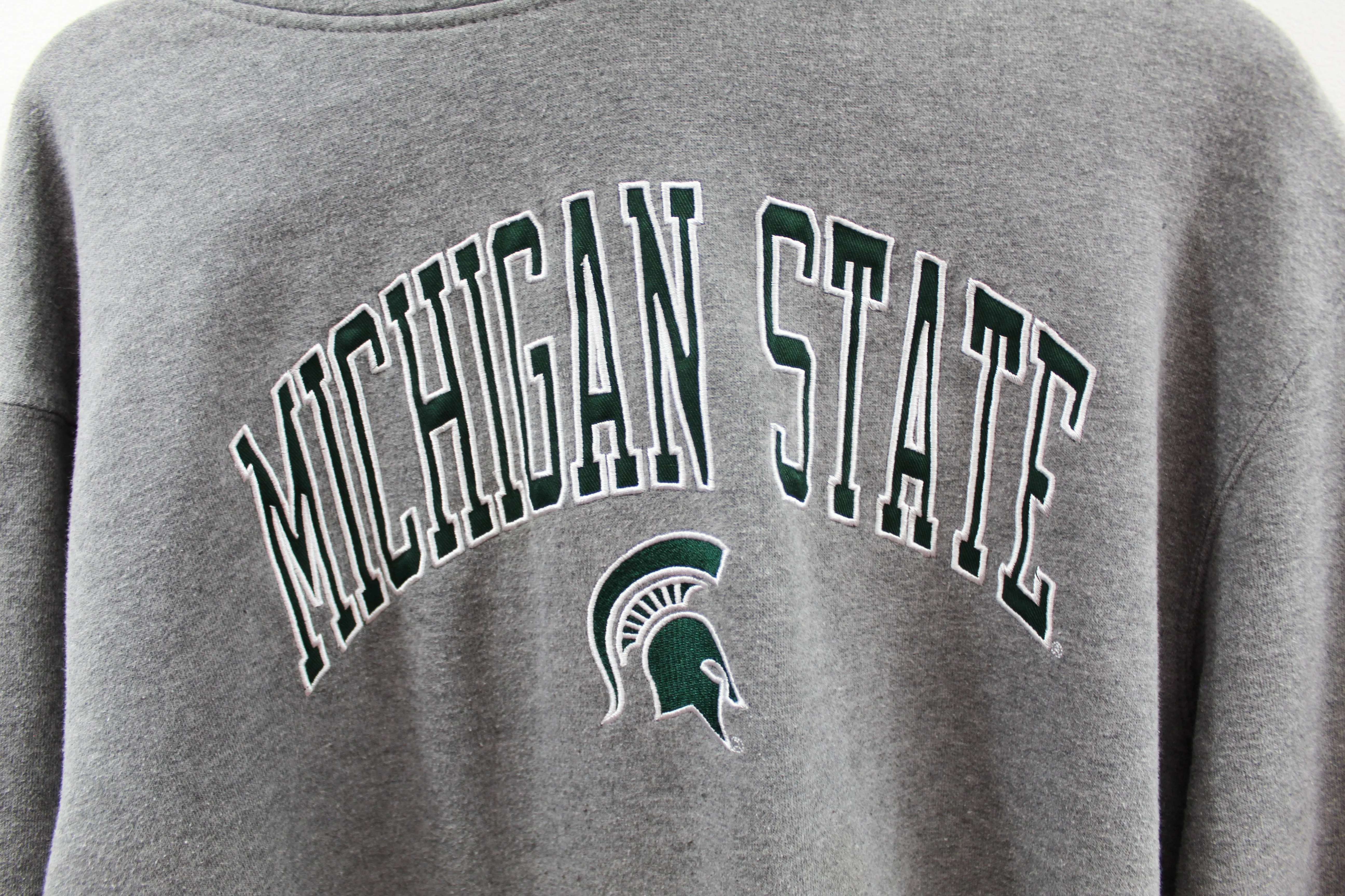 Z - Vintage Michigan State University Embroidered Script & Logo Hoodie sold by HG Vintage product image thumbnail 2