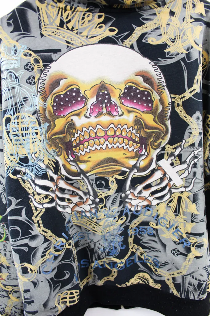 Z- Vintage Christian Audigier Reversible Hip-Hop & All Over Panther Zip Up Hoodie sold by HG Vintage product image thumbnail 5