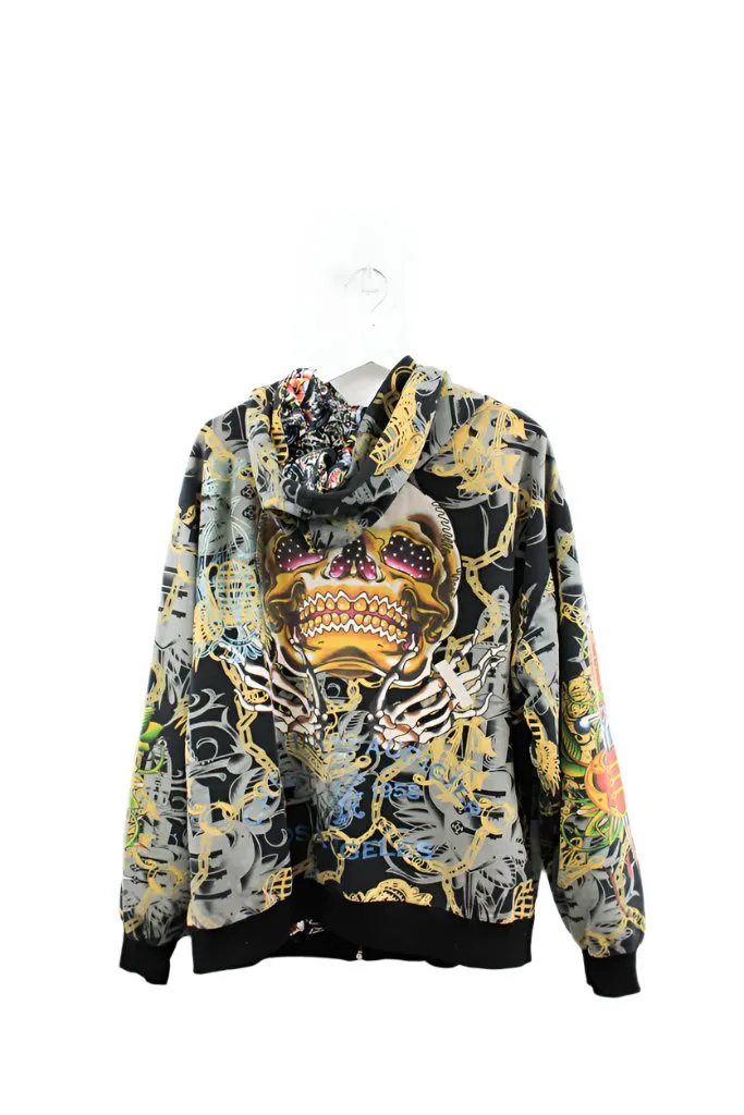 Z- Vintage Christian Audigier Reversible Hip-Hop & All Over Panther Zip Up Hoodie sold by HG Vintage product image thumbnail 2