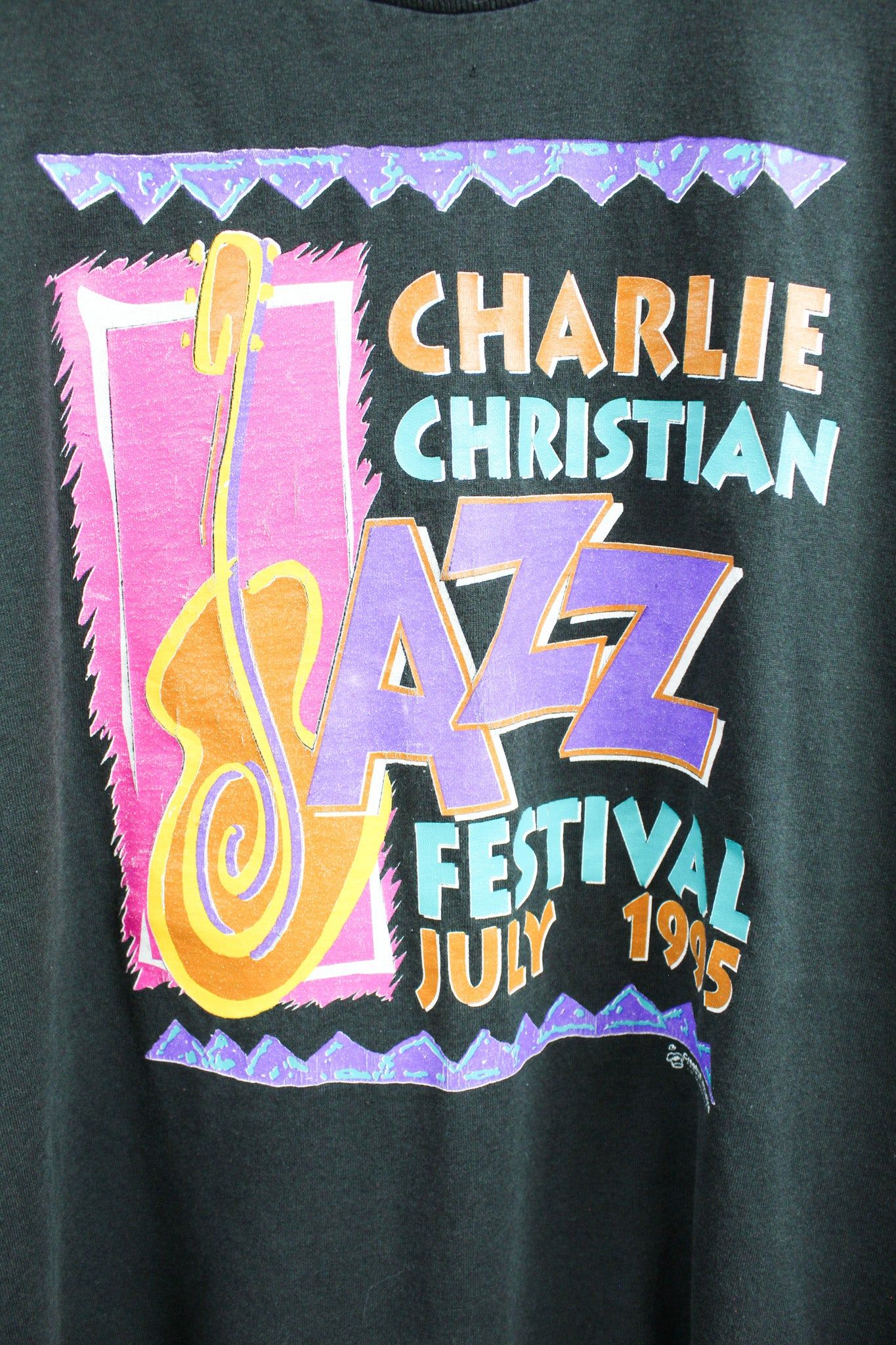 Charlie Christian 93' Jazz Festival Tee sold by HG Vintage product image thumbnail 2
