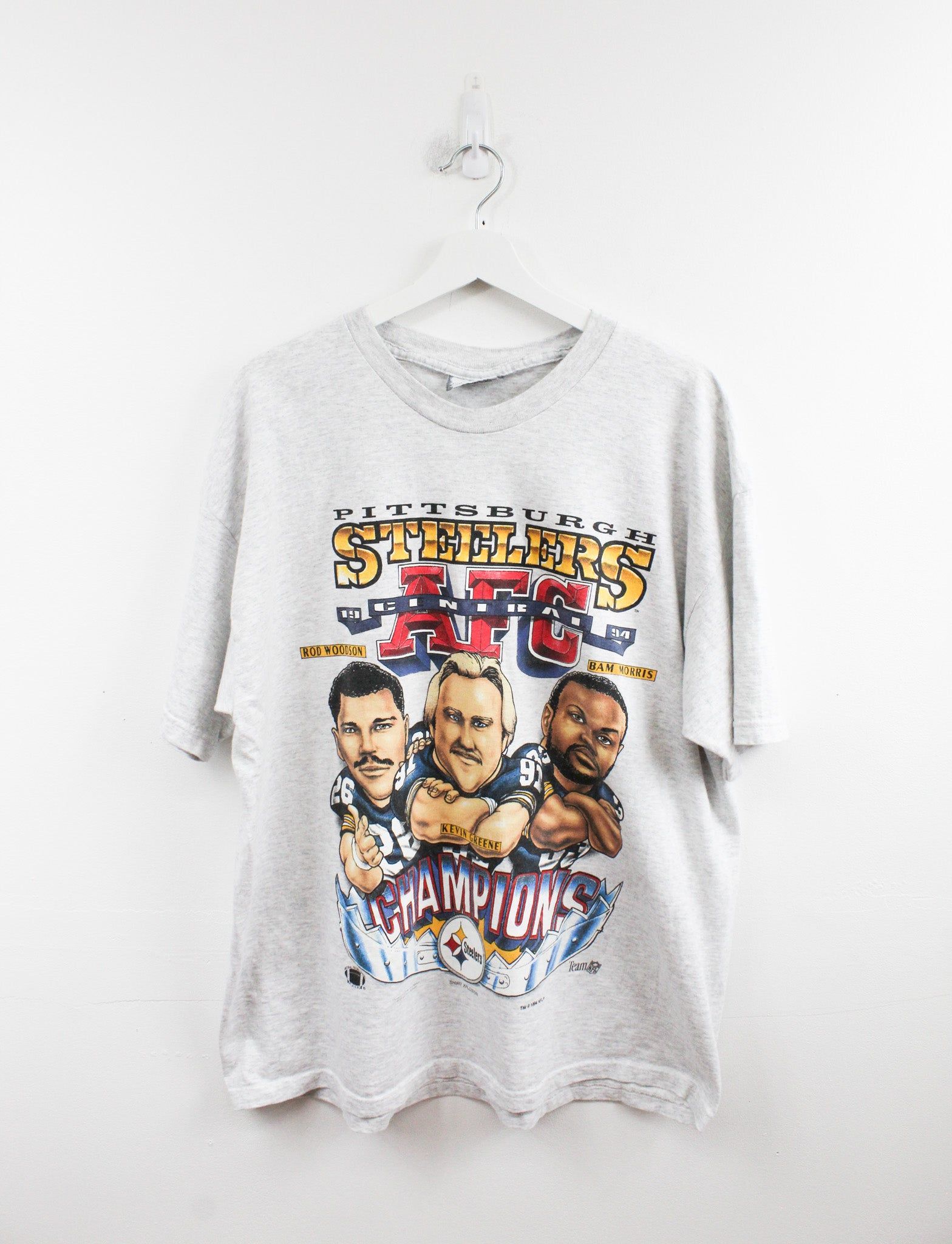 NFL Pittsburgh Steelers 94' AFC Champ Tee sold by HG Vintage