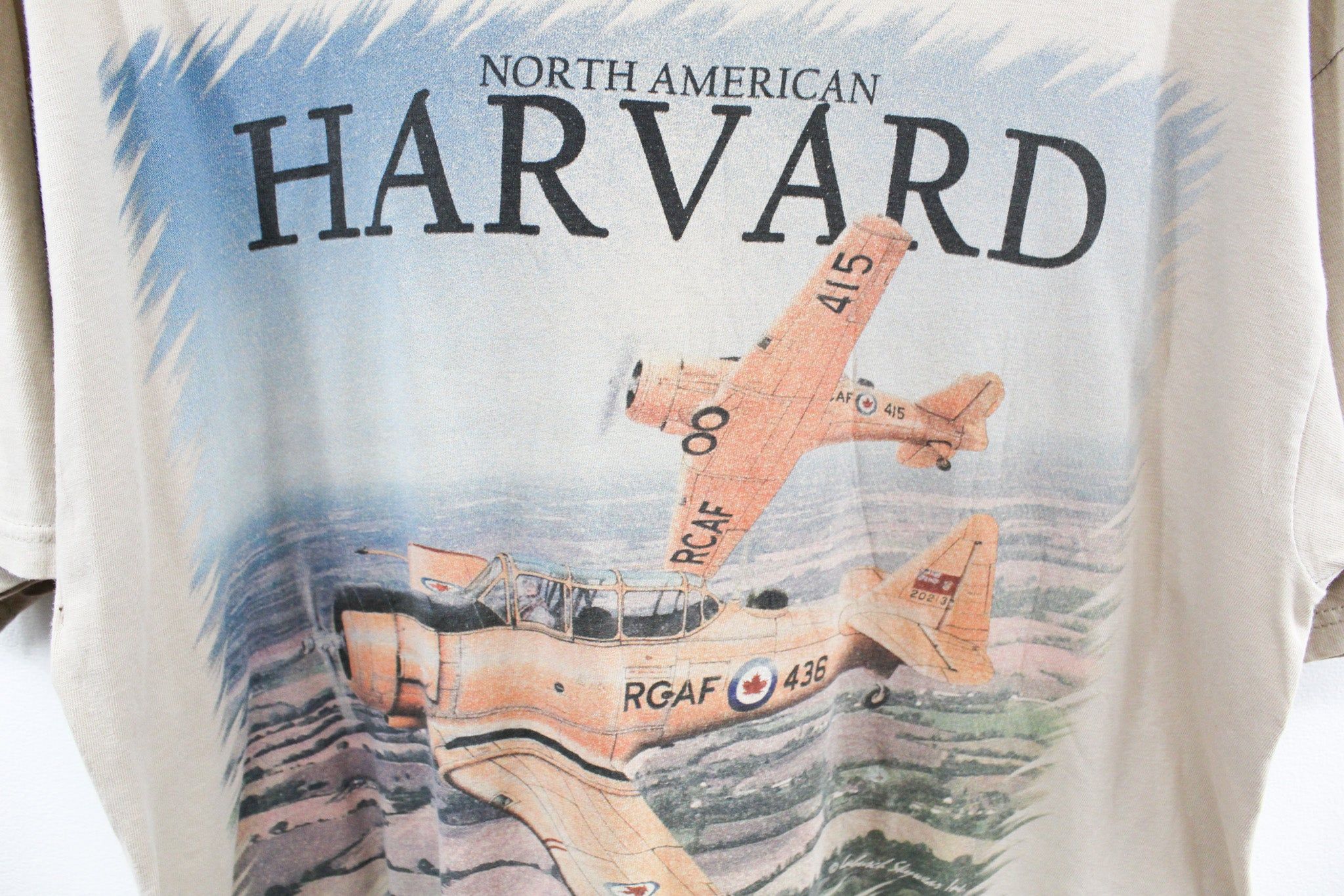 Vintage Royal Canadian Air Force Planes Tee sold by HG Vintage product image thumbnail 2