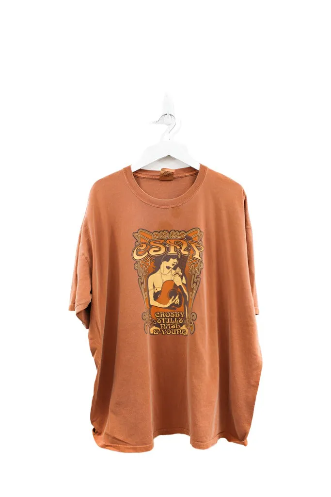 Z - Vintage 2006 Crosby Stills Nash & Young Freedom Of Speech Tour Tee sold by HG Vintage