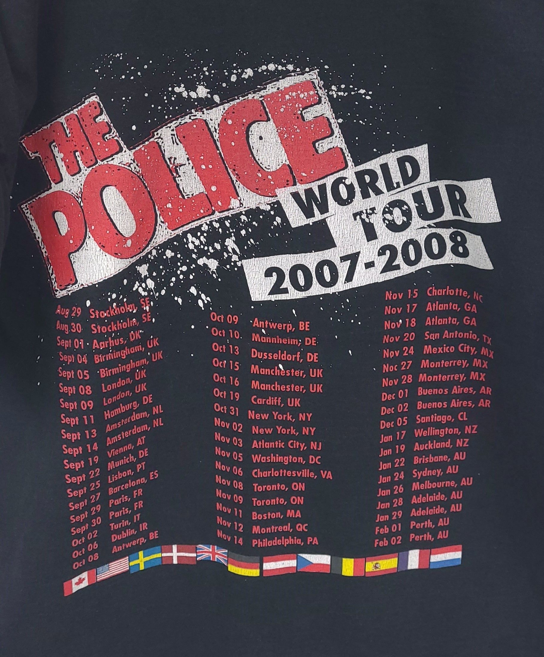 The Police World Tour '07 Tee sold by HG Vintage product image thumbnail 4