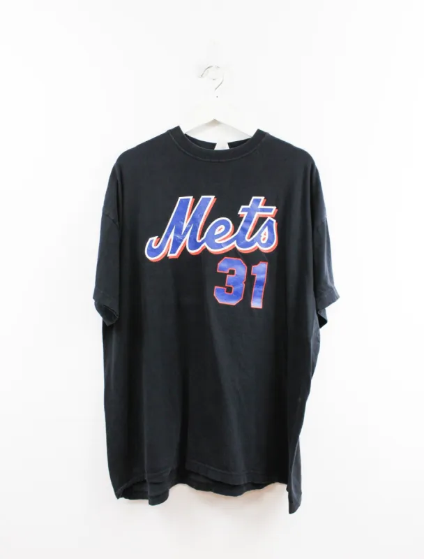 Vintage MLB New York Mets Piazza 31 Tee sold by HG Vintage