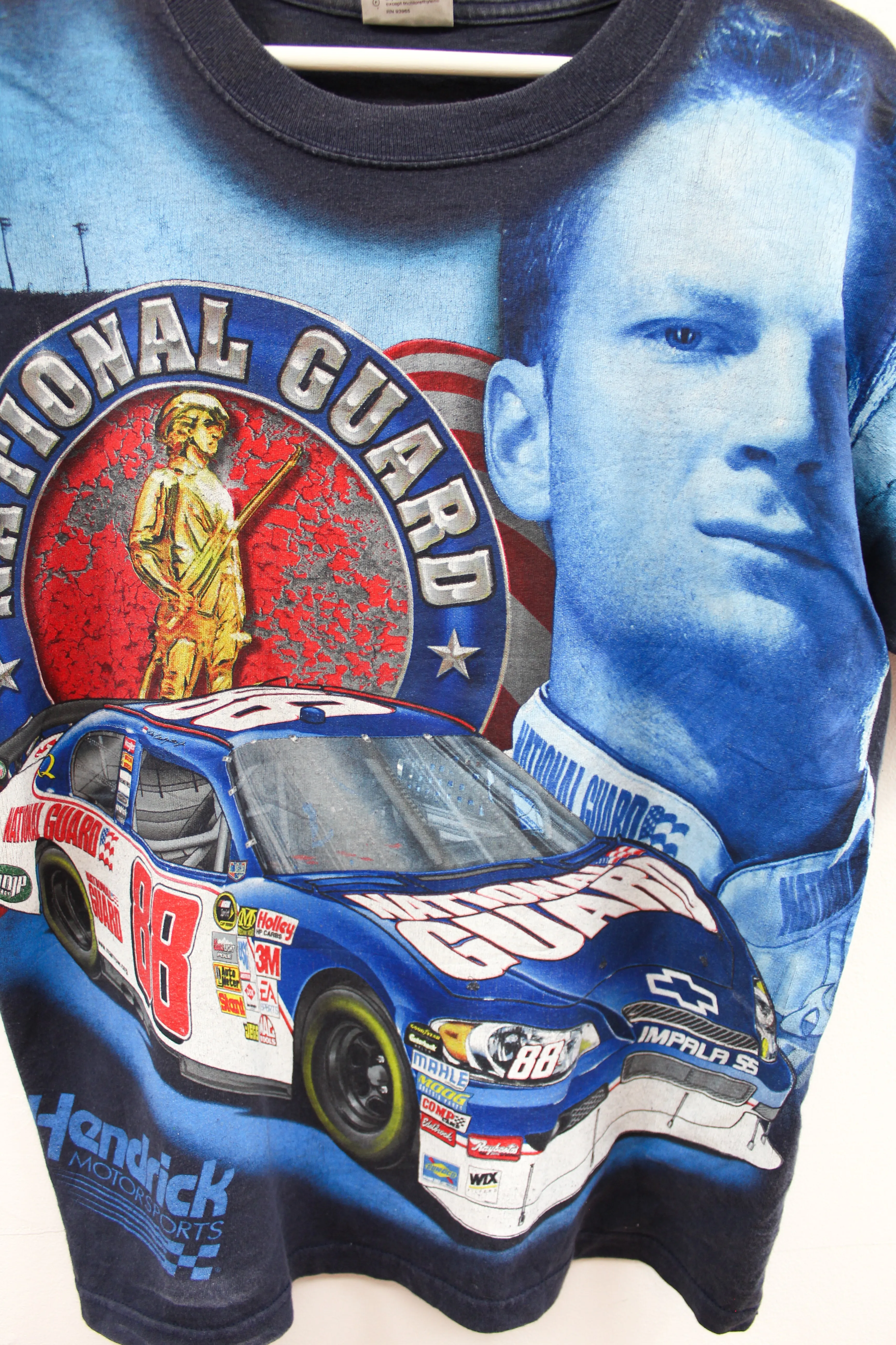 Z - Vintage Nascar Dale Earnhardt Jr. #88 National Guard All Over Print Chase Authentic Tee sold by HG Vintage product image thumbnail 2