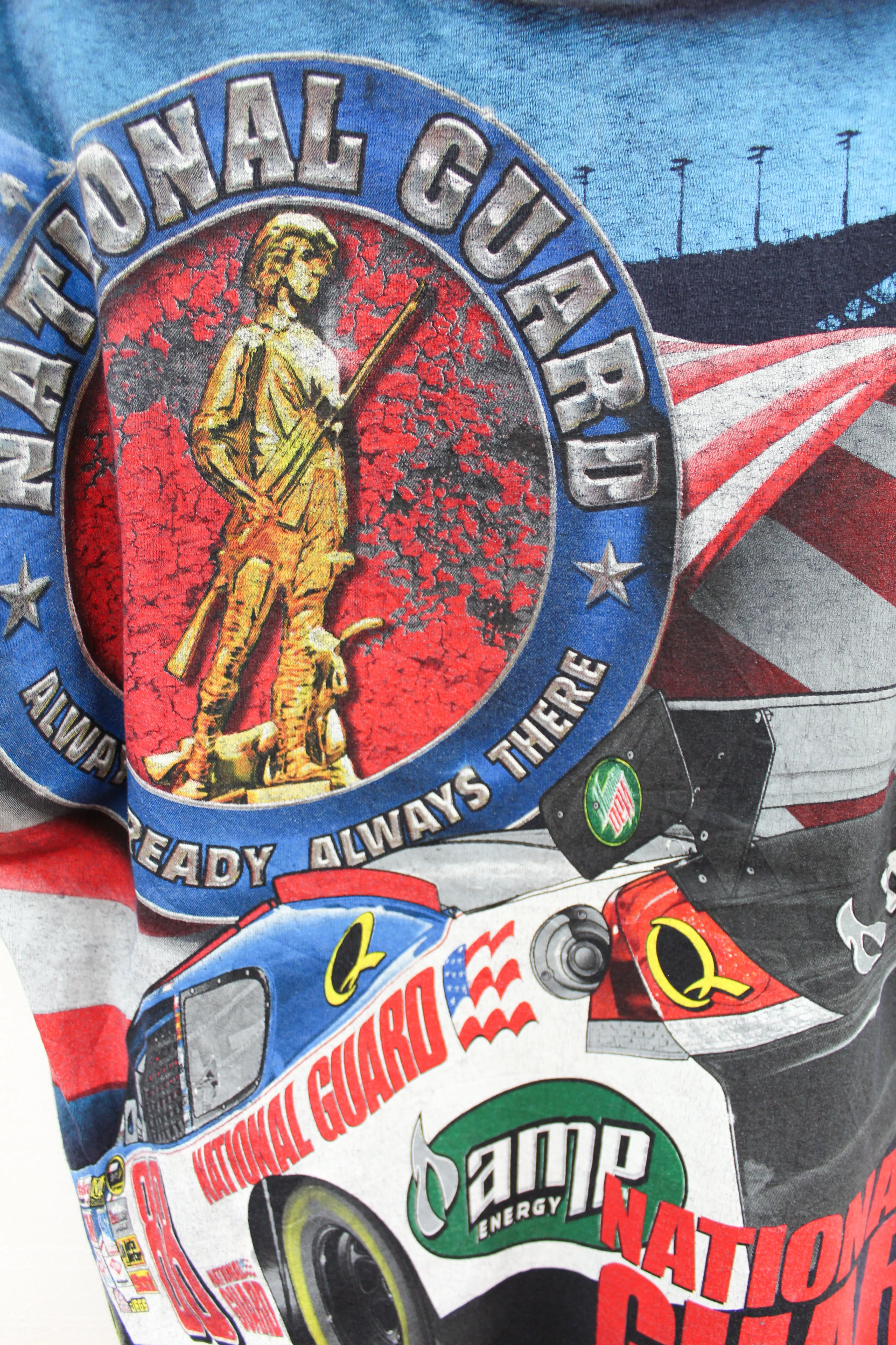 Z - Vintage Nascar Dale Earnhardt Jr. #88 National Guard All Over Print Chase Authentic Tee sold by HG Vintage product image thumbnail 5