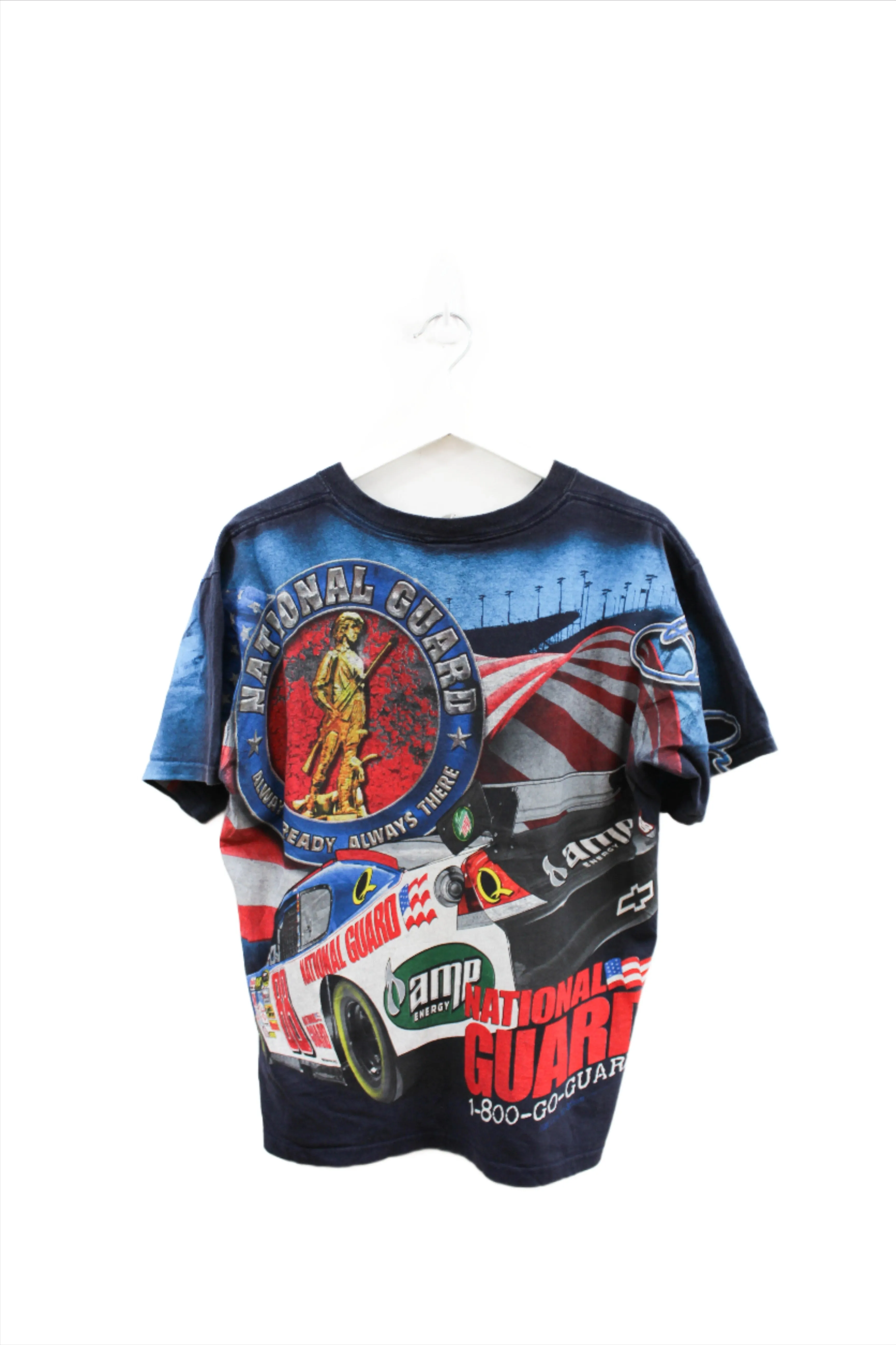 Z - Vintage Nascar Dale Earnhardt Jr. #88 National Guard All Over Print Chase Authentic Tee sold by HG Vintage product image thumbnail 4