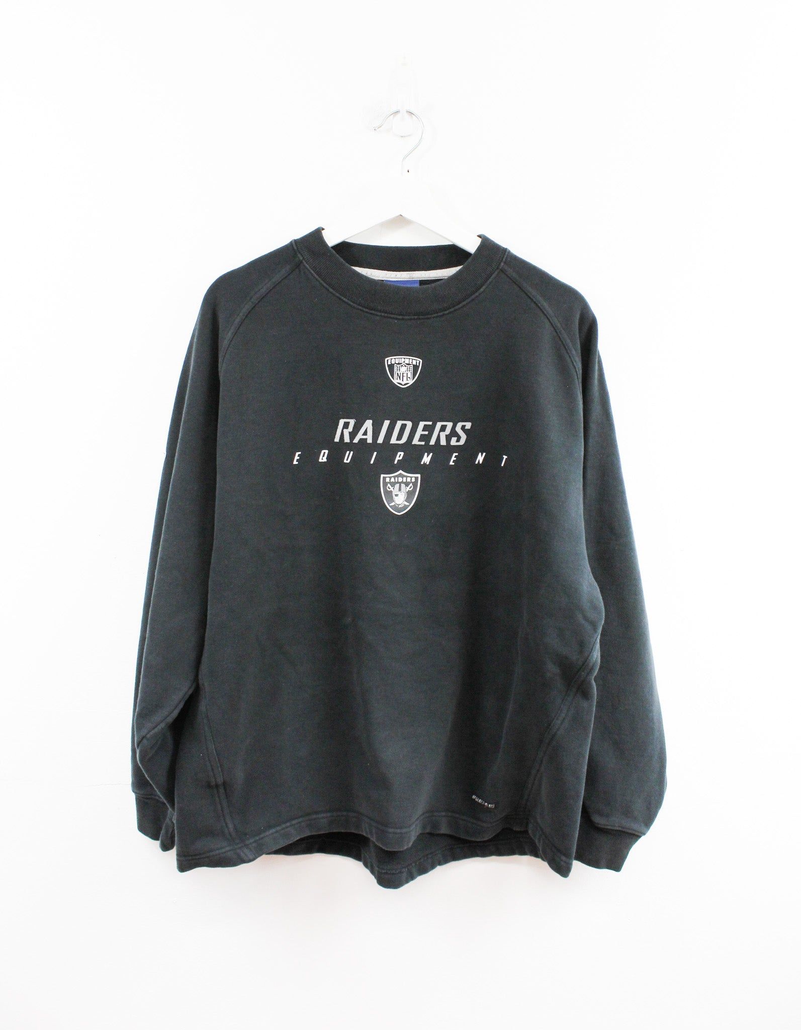 Reebok Oakland Raiders Equipment Crewneck sold by HG Vintage