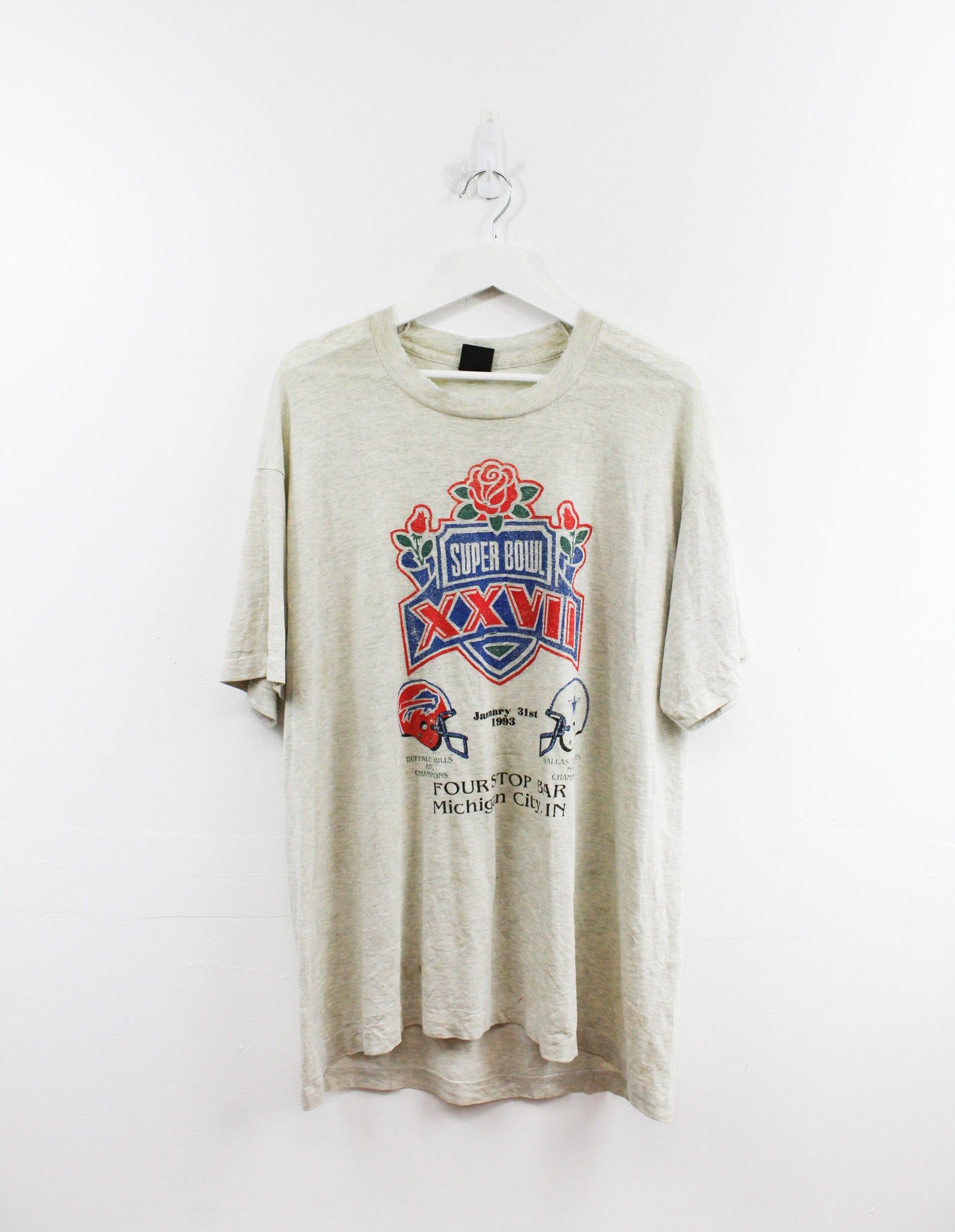 Vintage 93' NFL Superbowl 27 Bills Cowboys Tee sold by HG Vintage