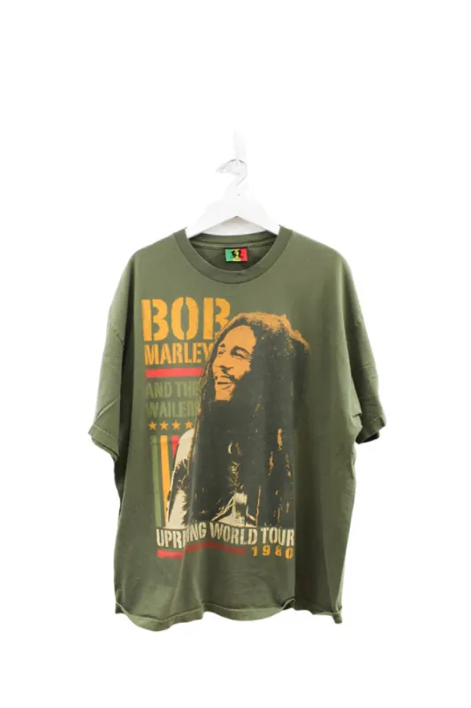 Z - 2010 Bob Marley Uprising World Tour 1980 Reprint Tee sold by HG Vintage