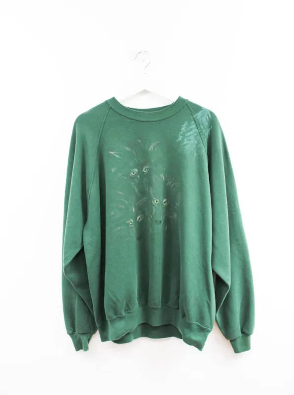 Vintage Foxes Graphic Crewneck sold by HG Vintage