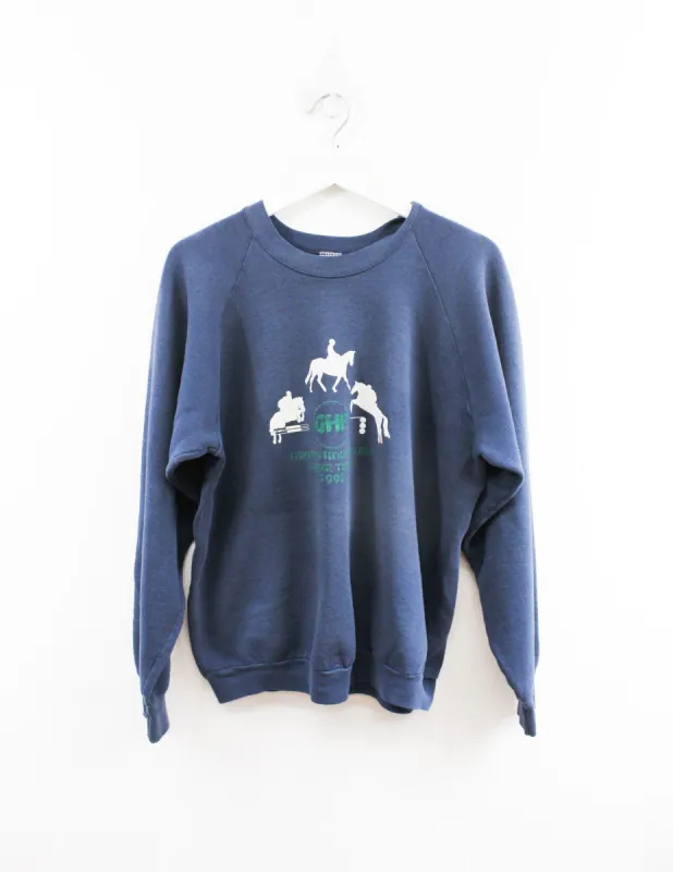 Vintage 1992 Groton House Farms Horse Trials Crewneck sold by HG Vintage
