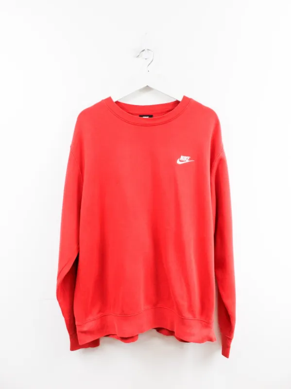 Nike Side Chest Embroidered Swoosh Crewneck made by HG Vintage