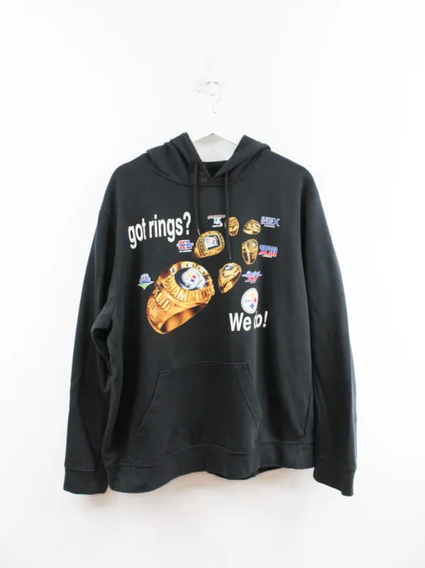 NFL Pittsburgh Steelers Got Rings? Hoodie sold by HG Vintage