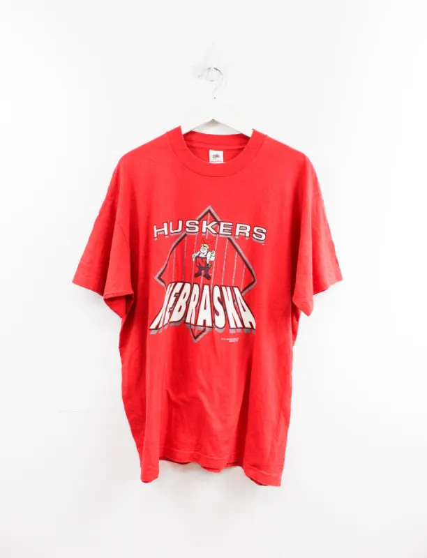 Nebraska Cornhuskers Logo Tee sold by HG Vintage