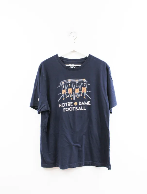 Notre Dame Fighting Irish 2017 Football Tee sold by HG Vintage