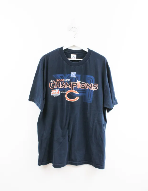 Vintage 06' NFL Chicago Bears NFC Champs Tee sold by HG Vintage