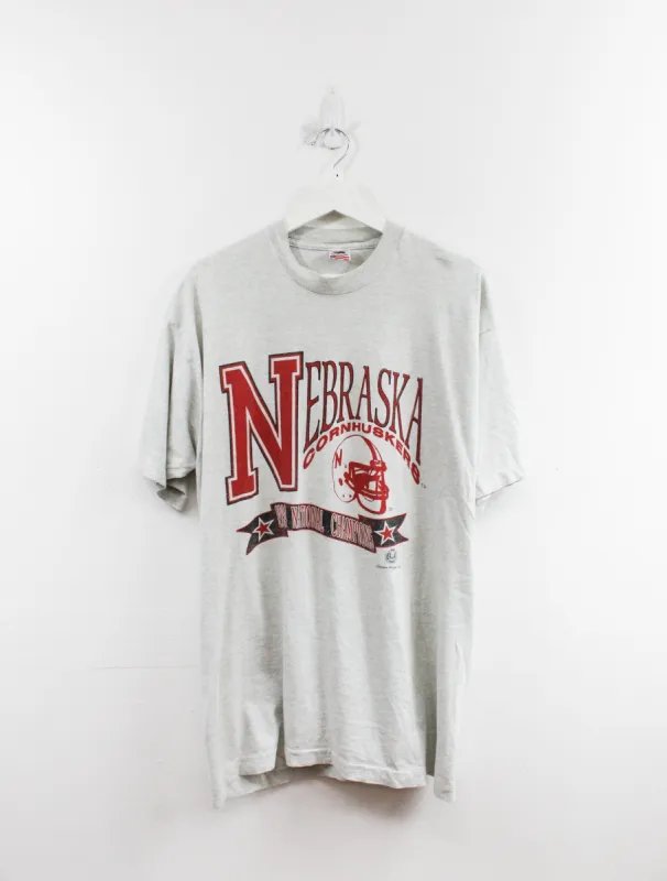 Vintage 1994 University Of Nebraska National Champ Tee sold by HG Vintage
