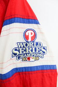 Vintage MLB Philadelphia Phillies 2008 World Series Champ Windbreaker sold by HG Vintage