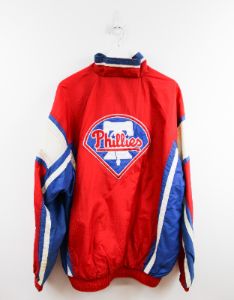Vintage MLB Philadelphia Phillies 2008 World Series Champ Windbreaker sold by HG Vintage