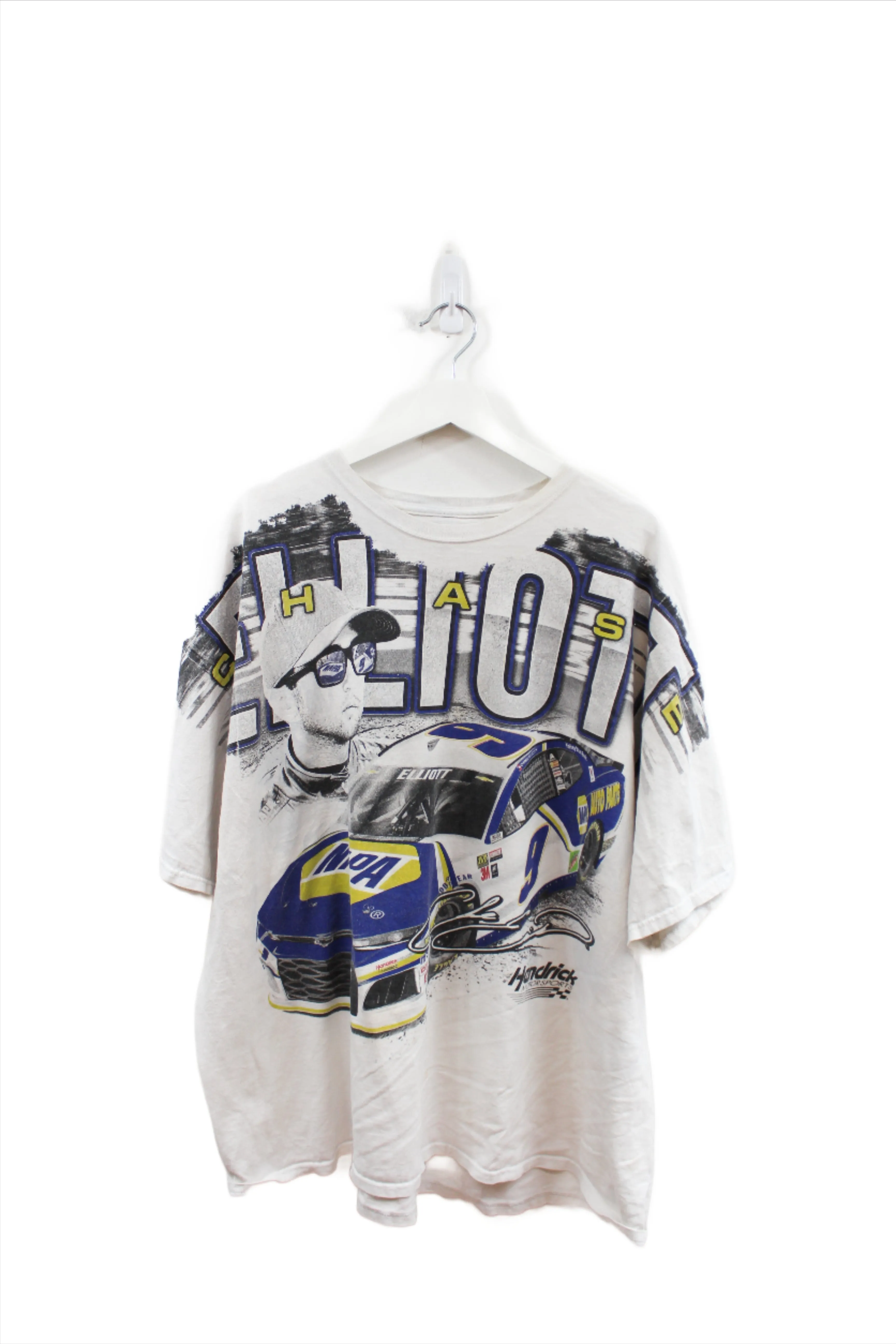 Z - Vintage Nascar Hendrick Motorsport Chase Elliot Jumbo Print Tee sold by HG Vintage