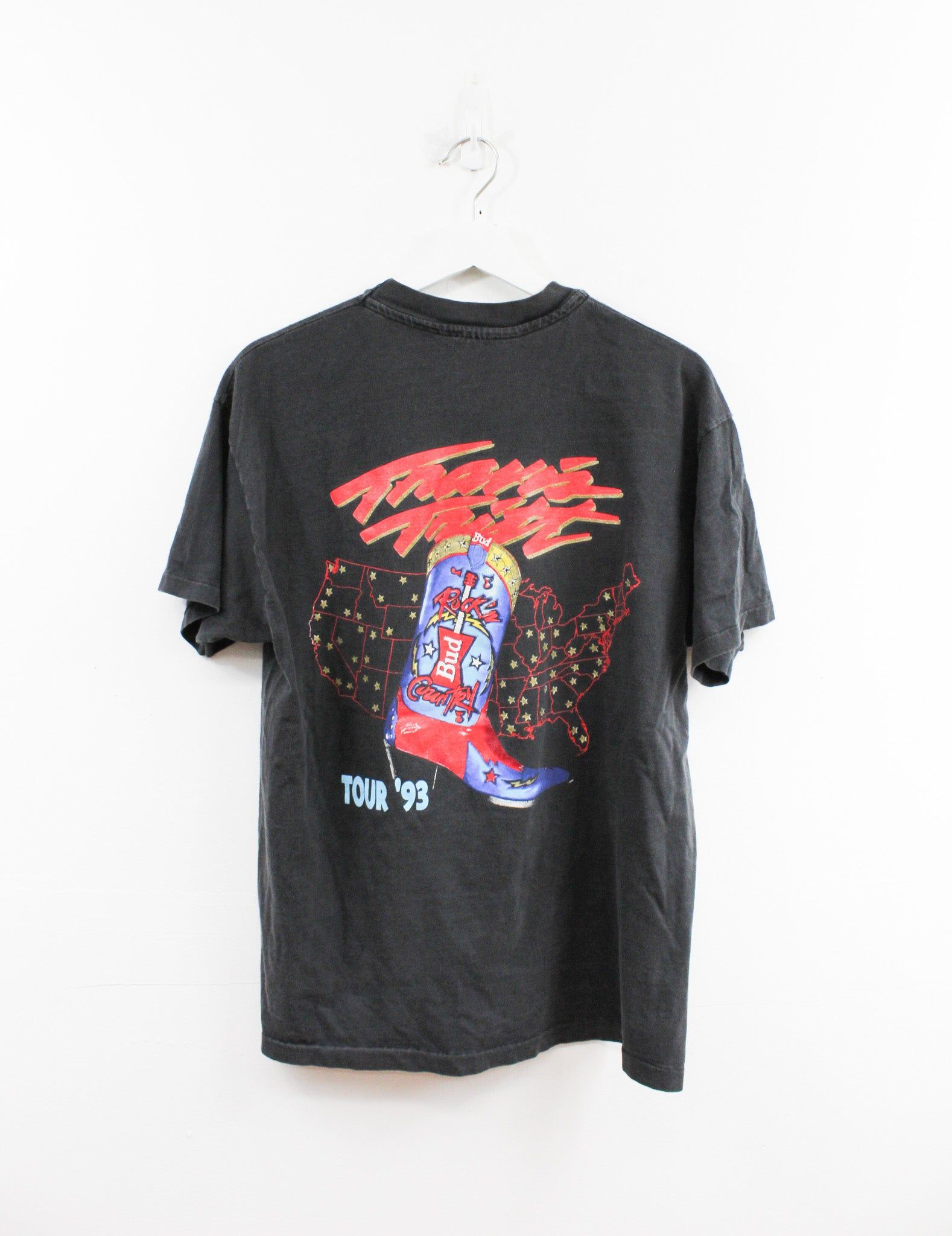 Vintage 93' Travis Tritt Tour Tee sold by HG Vintage product image thumbnail 3