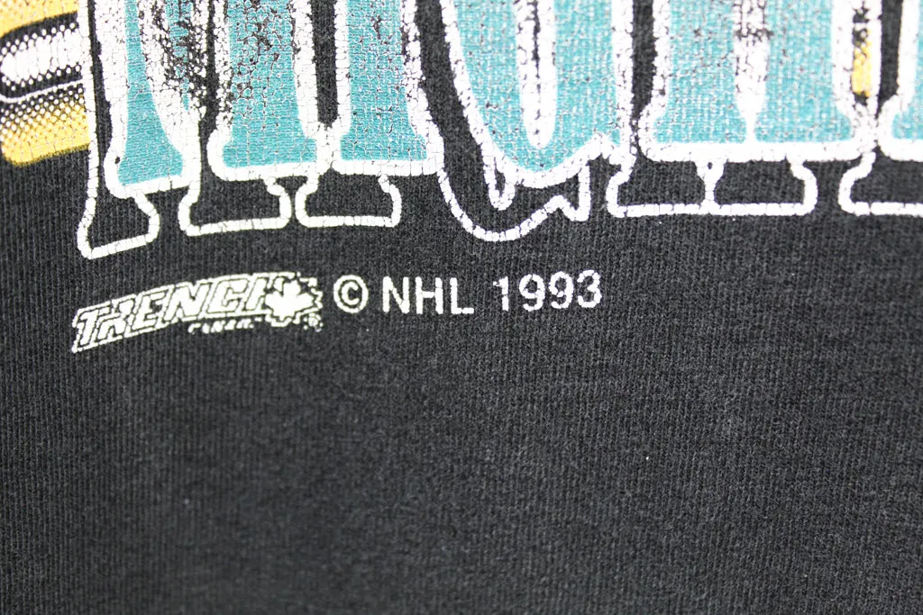 Z- Vintage 1993 Anaheim Ducks Logo NHL Single Stitch Fruit Of The Loom Tag Tee sold by HG Vintage product image thumbnail 3