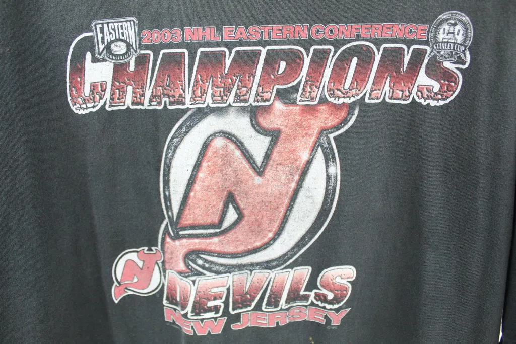 Z - Vintage 2003 CSA NHL New Jersey Devils Eastern Conference Champs Tee sold by HG Vintage product image thumbnail 2
