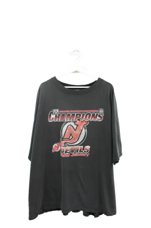 Z - Vintage 2003 CSA NHL New Jersey Devils Eastern Conference Champs Tee sold by HG Vintage