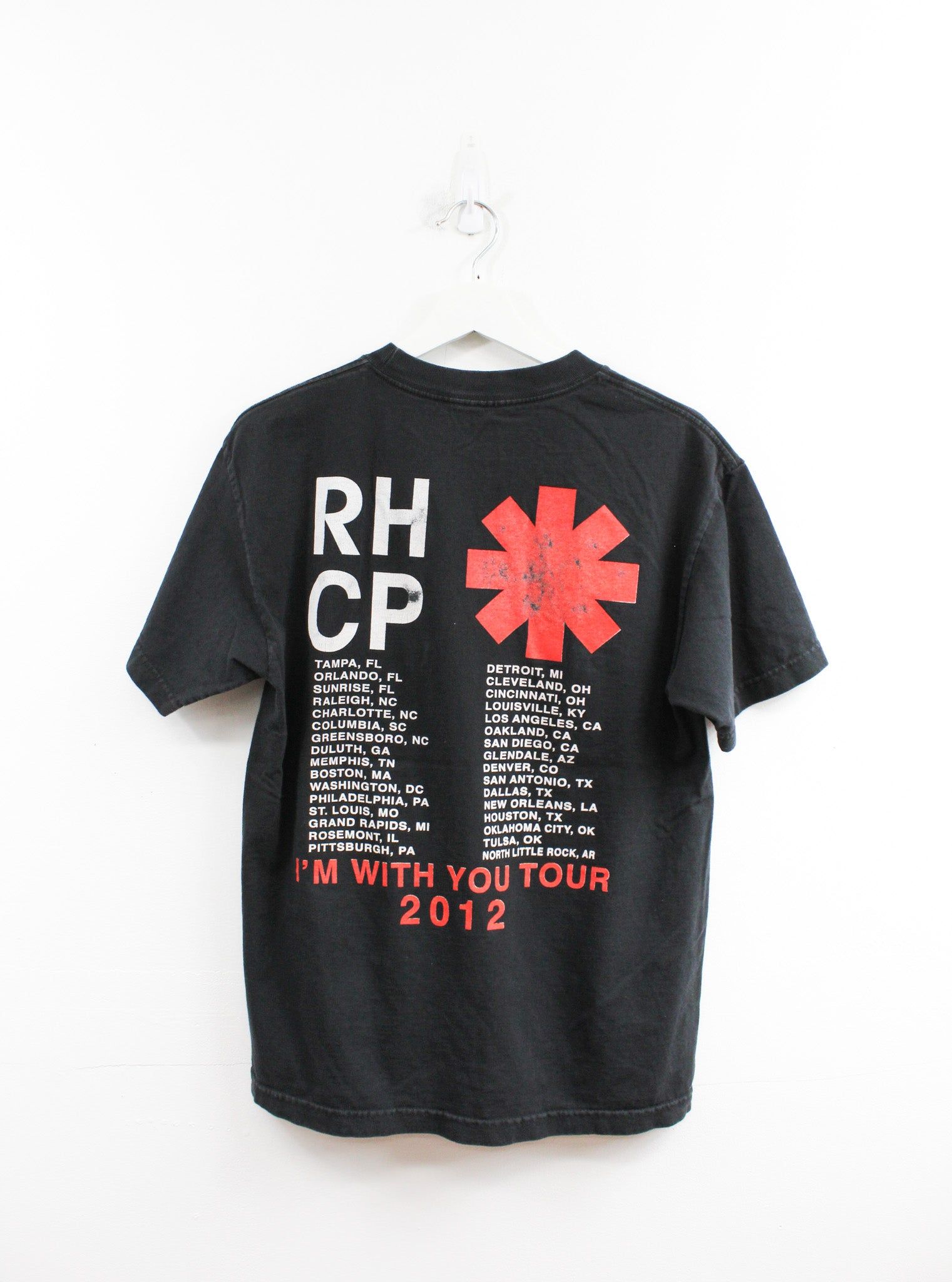 Red Hot Chili Pepper 2012 I'm With You Tour Tee sold by HG Vintage product image thumbnail 3