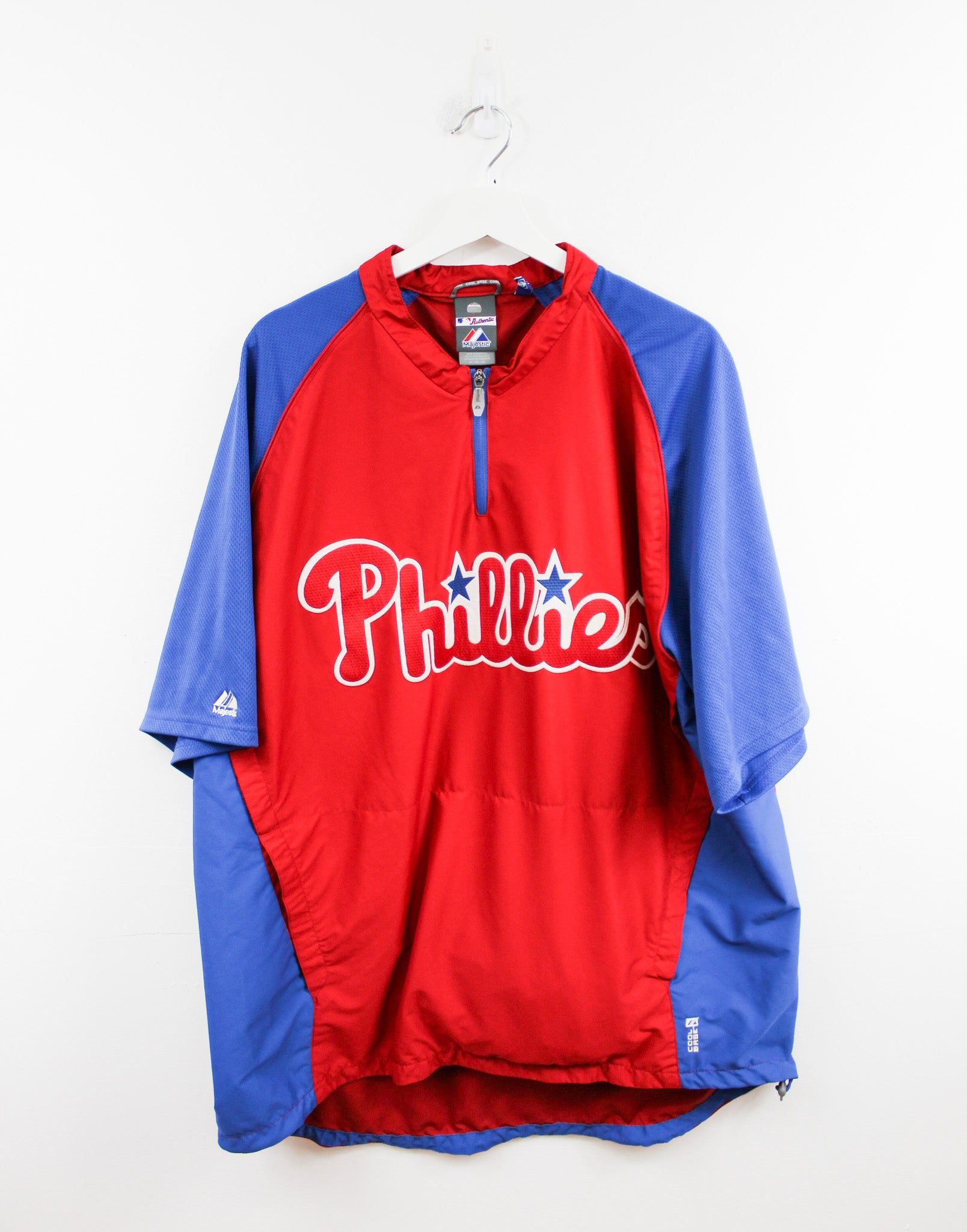 MLB Philadelphia Phillies Short Sleeve Windbreaker sold by HG Vintage