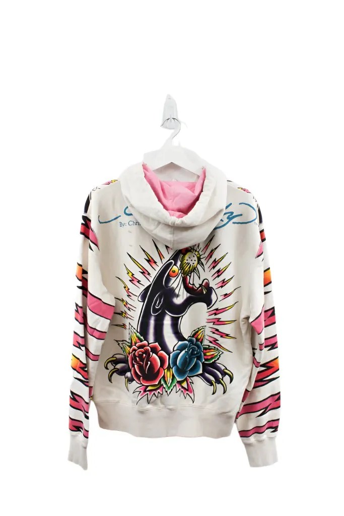 Z- Vintage Ed Hardy Panther & Lightning All Over Print Zip Up Hoodie sold by HG Vintage product image thumbnail 5