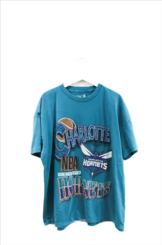 X - NBA Charlotte Hornets Graphic Tee sold by HG Vintage