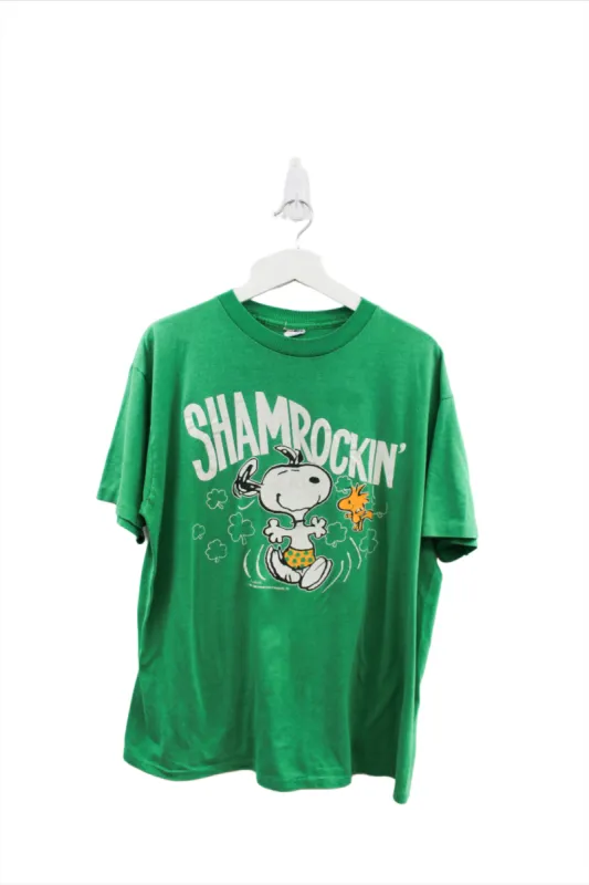 Z - Vintage Single Stitch 1965 Snoopy Shamrockin' Graphic Tee sold by HG Vintage