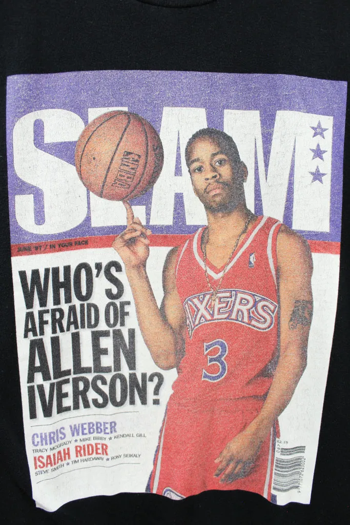 Z - Mitchell & Ness NBA Allen Iverson Magazine Picture Tee sold by HG Vintage product image thumbnail 2