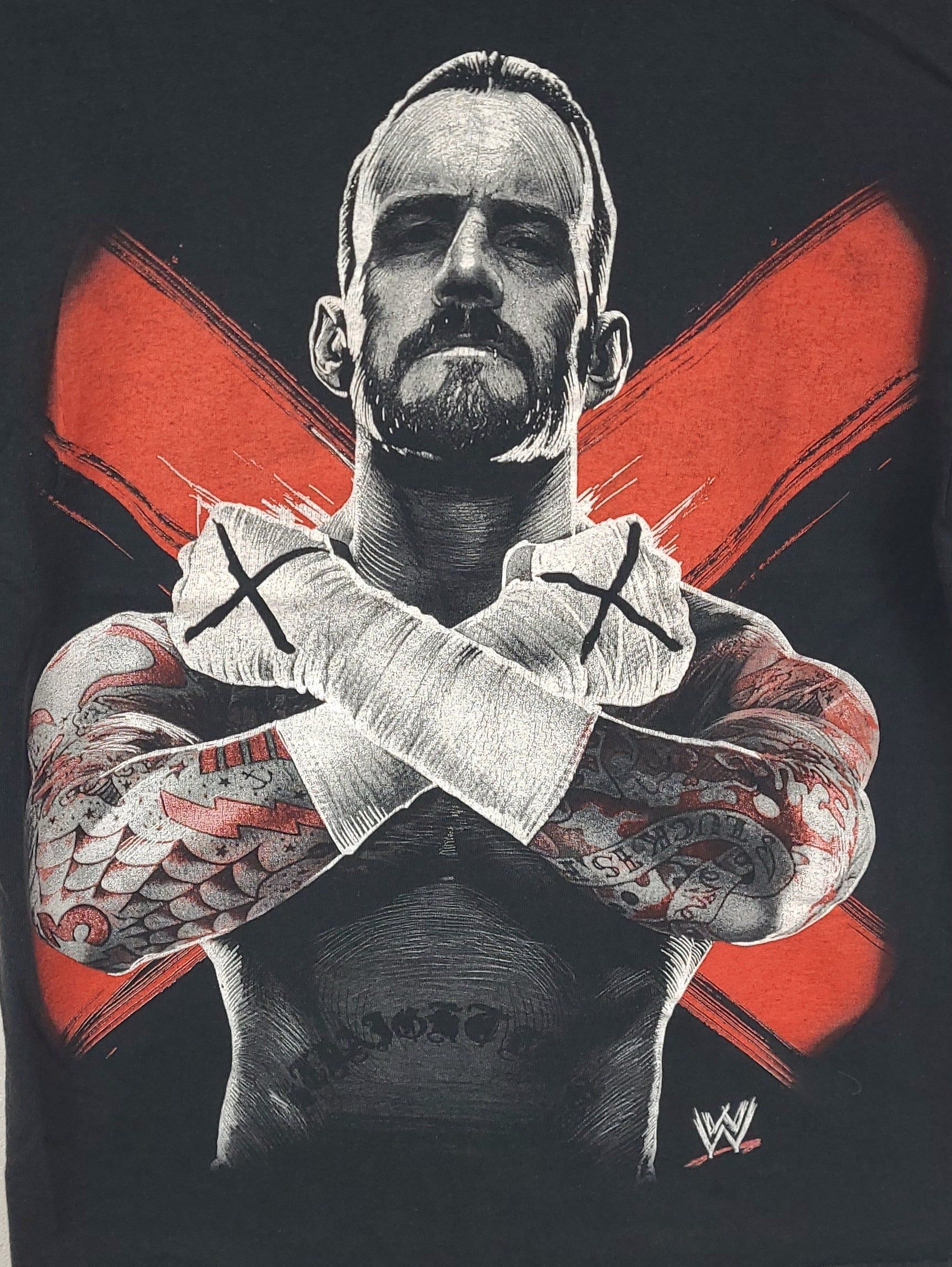 CM Punk X Pose WWE Tee sold by HG Vintage product image thumbnail 2