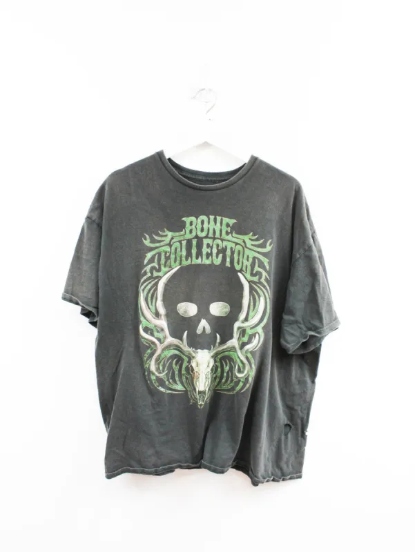 Bone Collector Skull & Deer Graphic Tee sold by HG Vintage