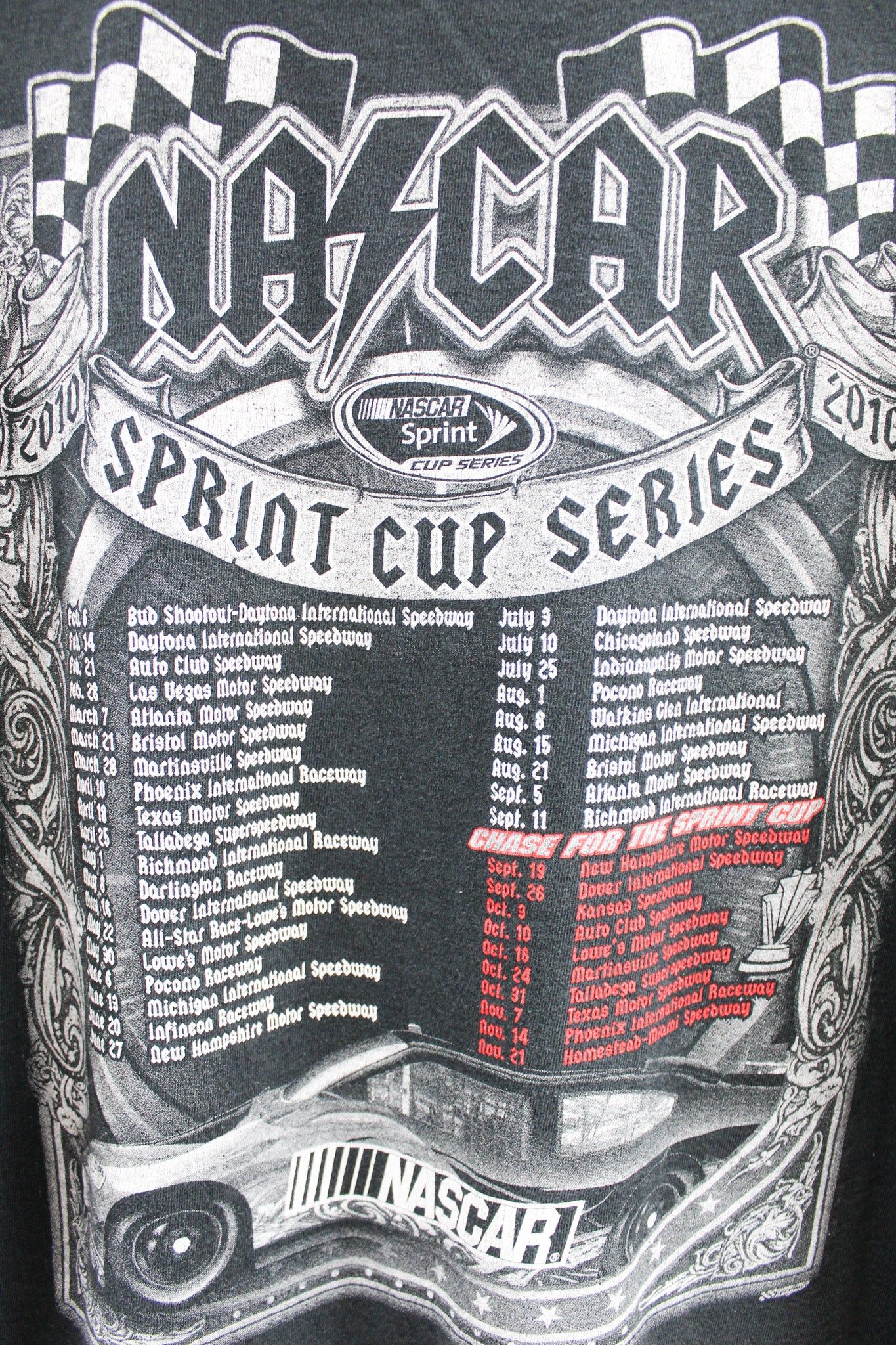 Vintage 2010 NASCAR Sprint Cup Series Tee sold by HG Vintage product image thumbnail 4