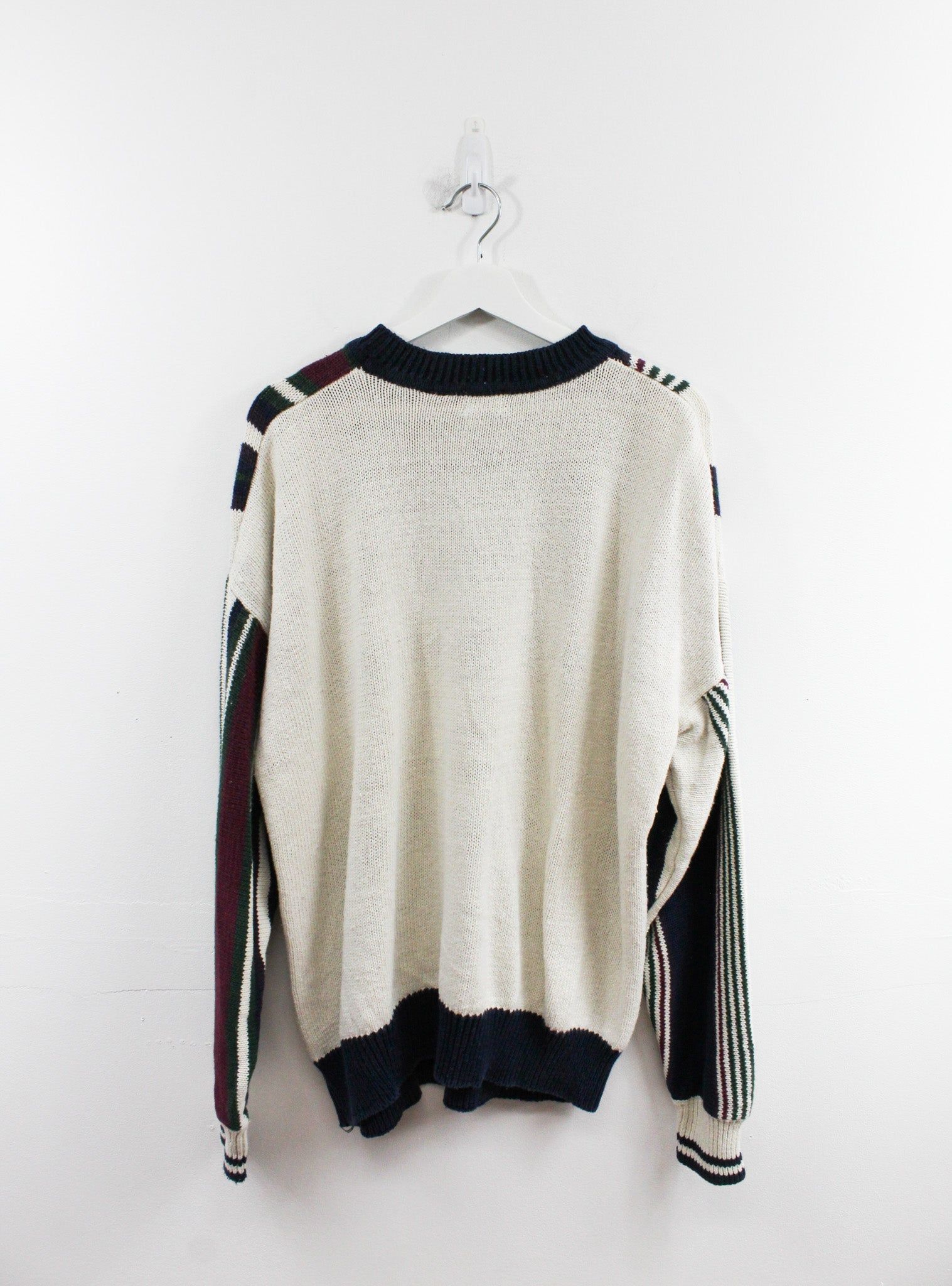 Vintage Structure Mix Pattern Knit Sweater sold by HG Vintage product image thumbnail 3