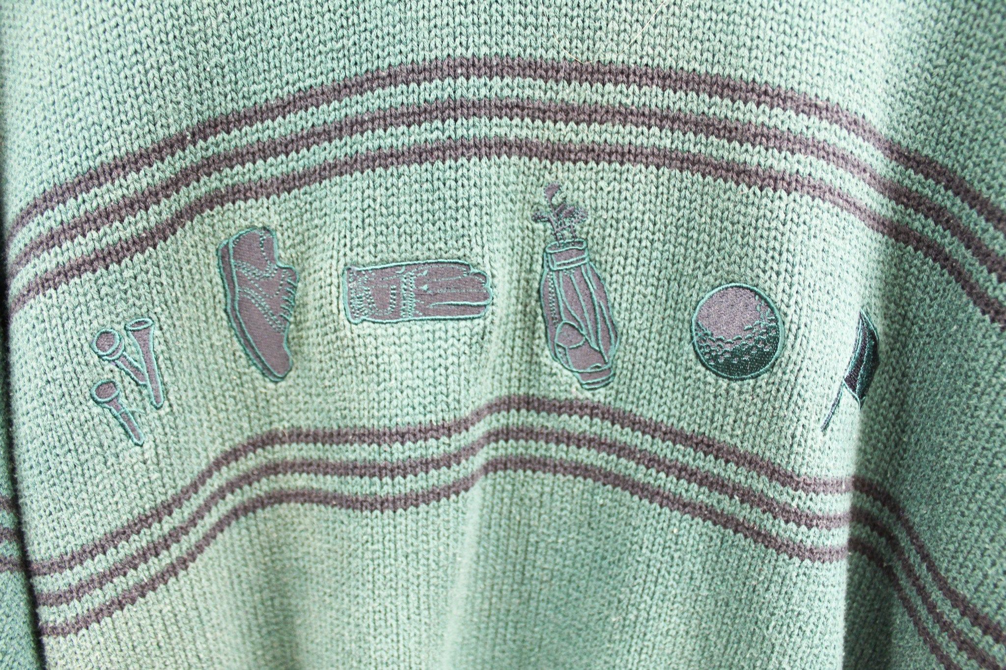 Vintage Cotton Trader Golf Accessories Knit Sweater sold by HG Vintage product image thumbnail 2