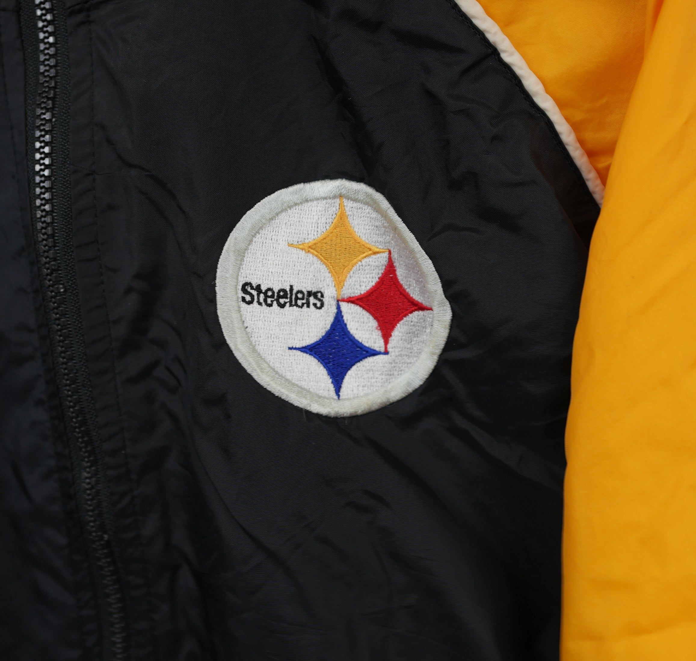 Pittsburgh Steelers NFL Embroidered Zip-Up Windbreaker Jacket sold by HG Vintage product image thumbnail 2