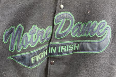 Vintage Notre Dame Fighting Irish Varsity Jacket sold by HG Vintage