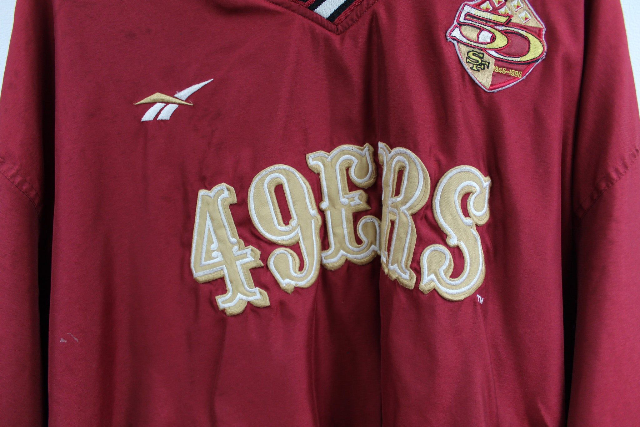 NFL San Francisco 49ers Pullover Windbreaker sold by HG Vintage product image thumbnail 2