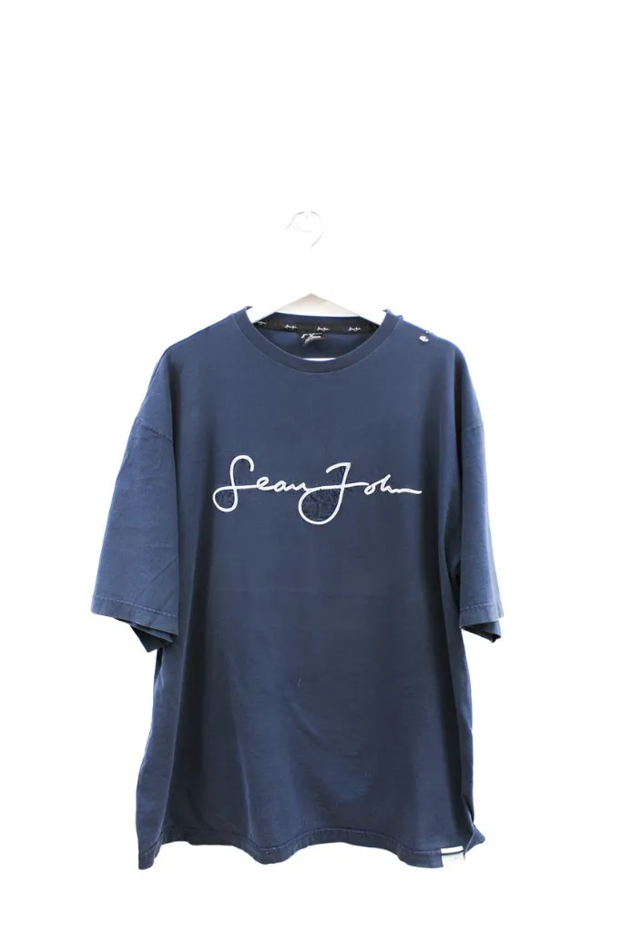 Z - Vintage Sean John Embroidered Script Tee sold by HG Vintage