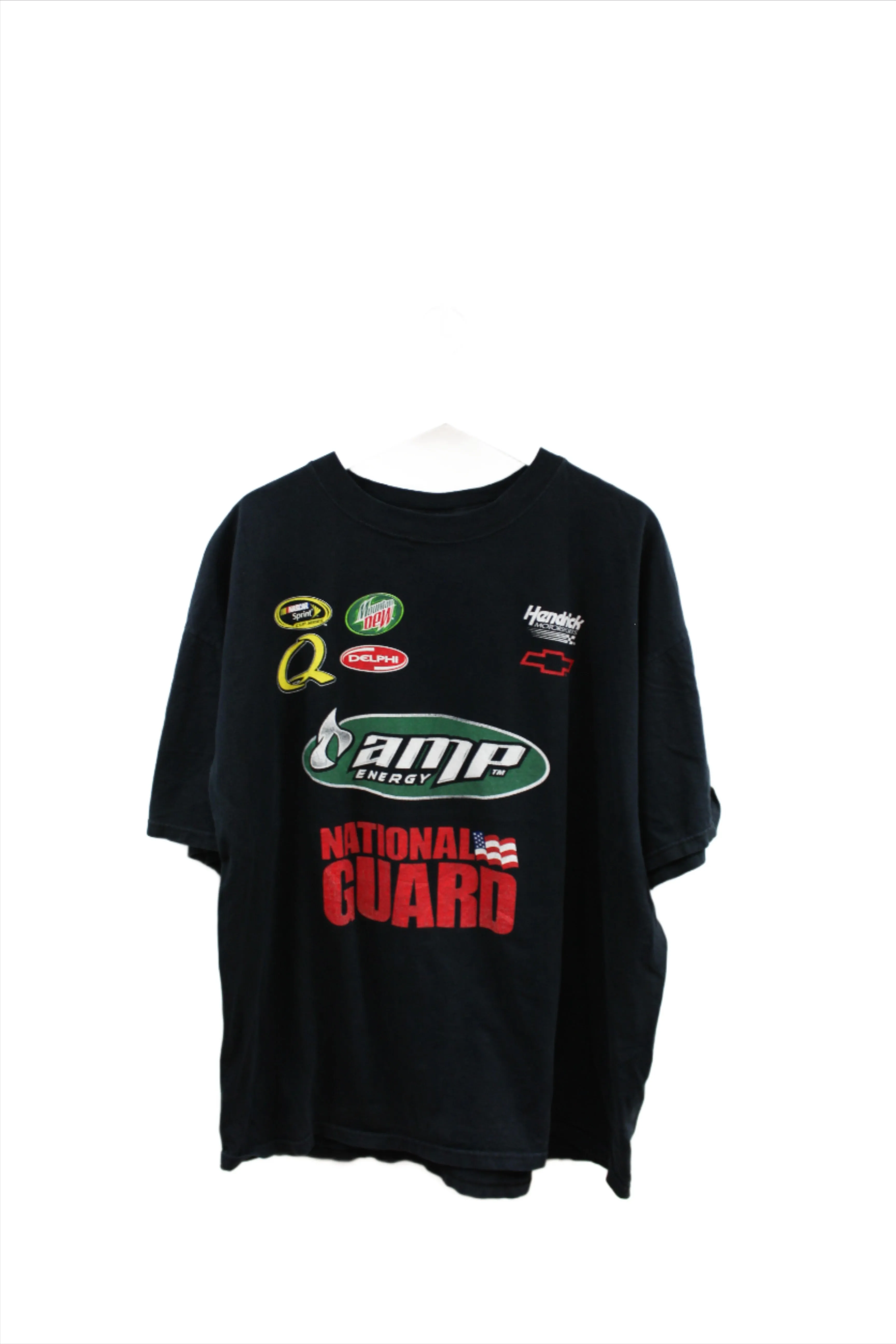Z - Vintage 2008 Nascar Dale Earnhard Jr. National Guard & Sponsors #88 Tee sold by HG Vintage