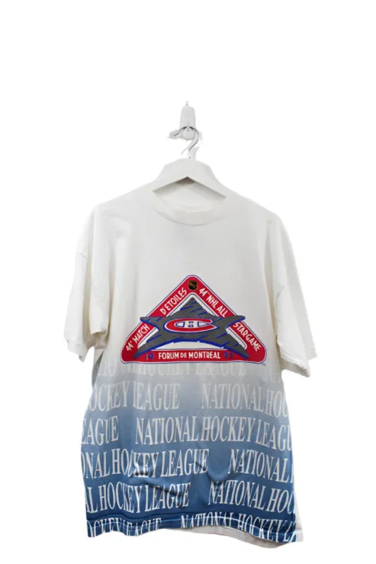 Z - Vintage Single Stitch 1993 Chalk Line NHL Montreal Canadiens 44th All Star Game Tee sold by HG Vintage