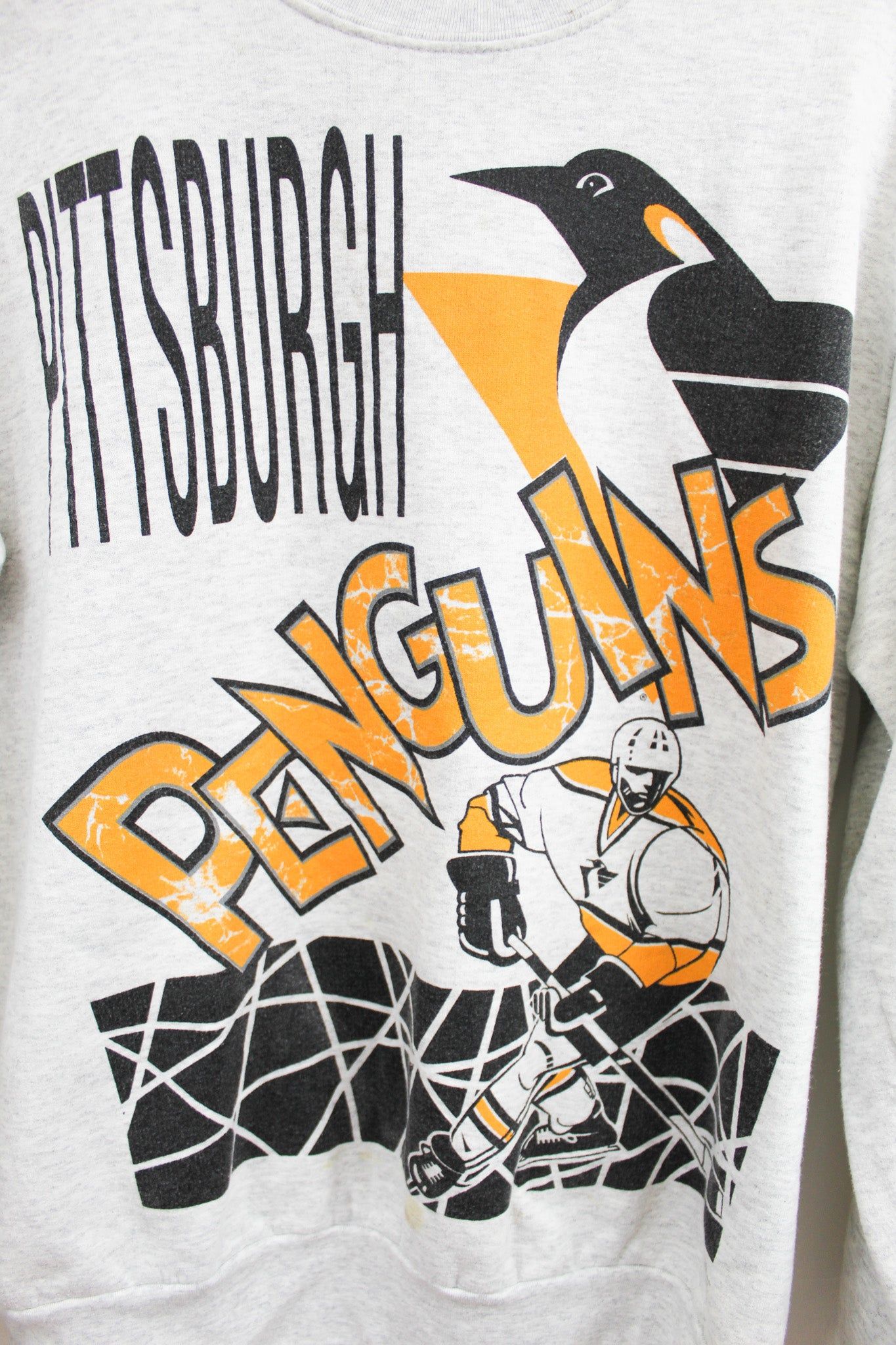 Majestic X NHL Pittsburgh Penguins 93' Player Crewneck sold by HG Vintage product image thumbnail 2