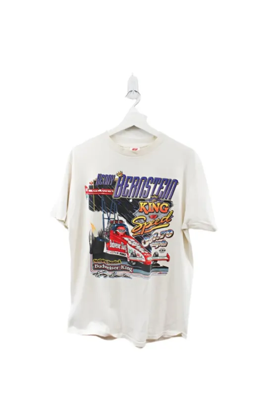 Z- Vintage Nascar Kenny Bernstein King Of Speed Car Tee sold by HG Vintage