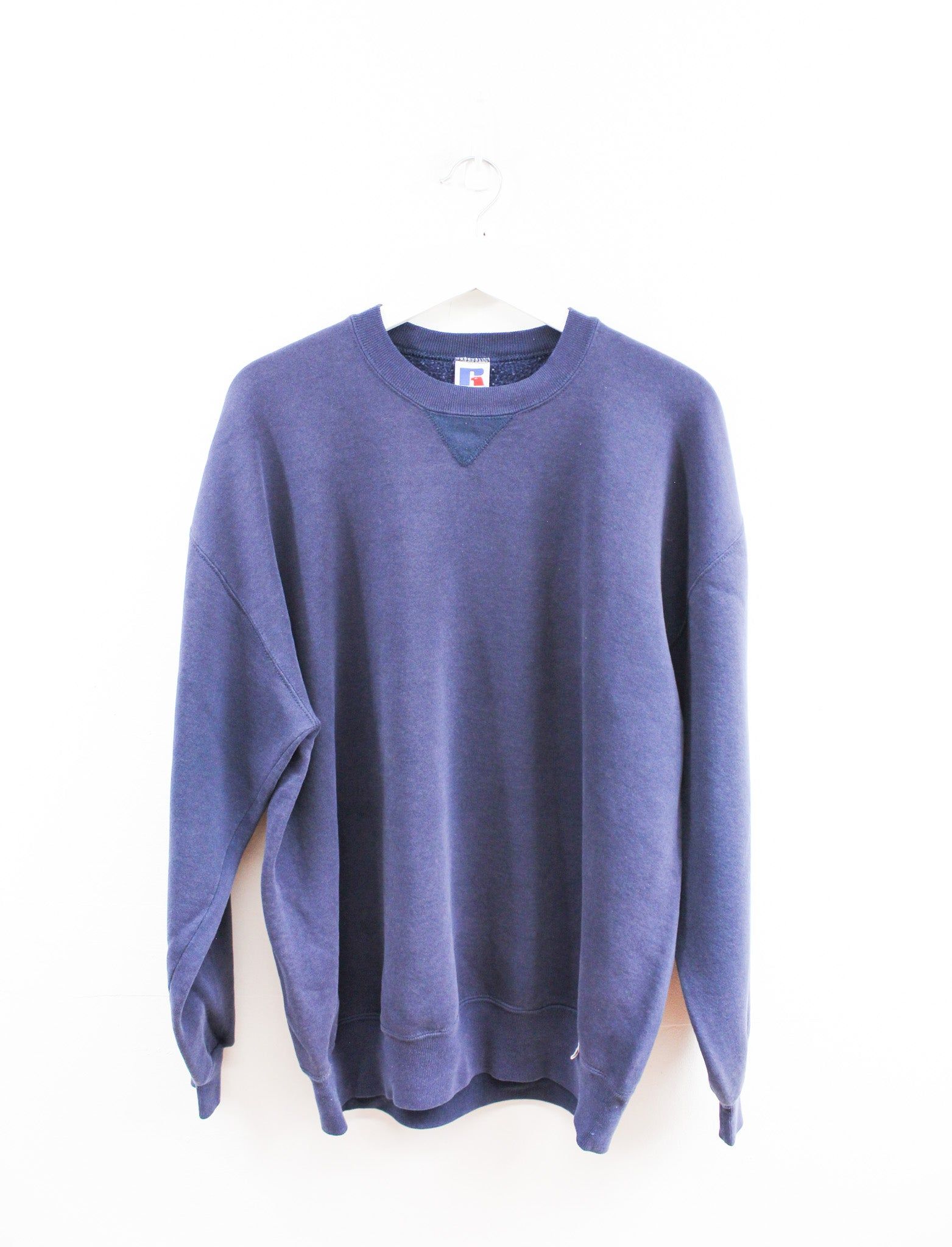 Vintage 90s Russell Athletic Made In The USA Blank Crewneck sold by HG Vintage